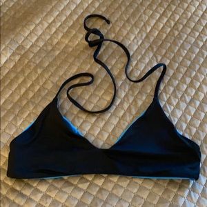 Patagonia reversible bikini top XS blue